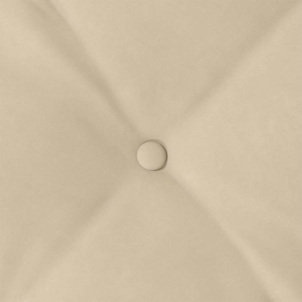 Rygpude Creme 50 x 45 cm Mikrofiberstof
