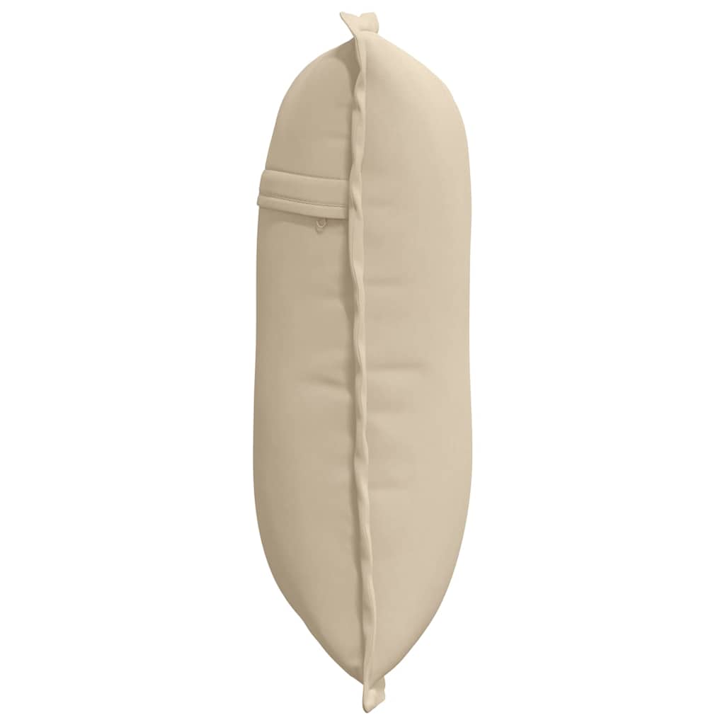 Rygpude Creme 50 x 45 cm Mikrofiberstof
