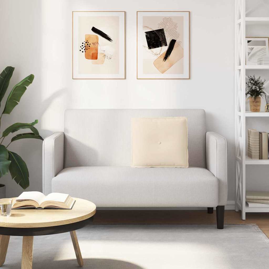 Rygpude Beige 50 x 45 cm Mikrofiberstof