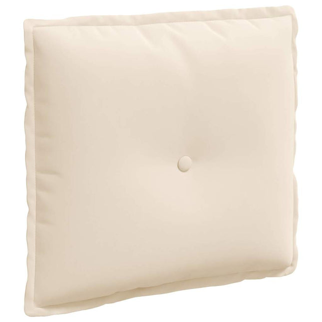 Rygpude Beige 50 x 45 cm Mikrofiberstof