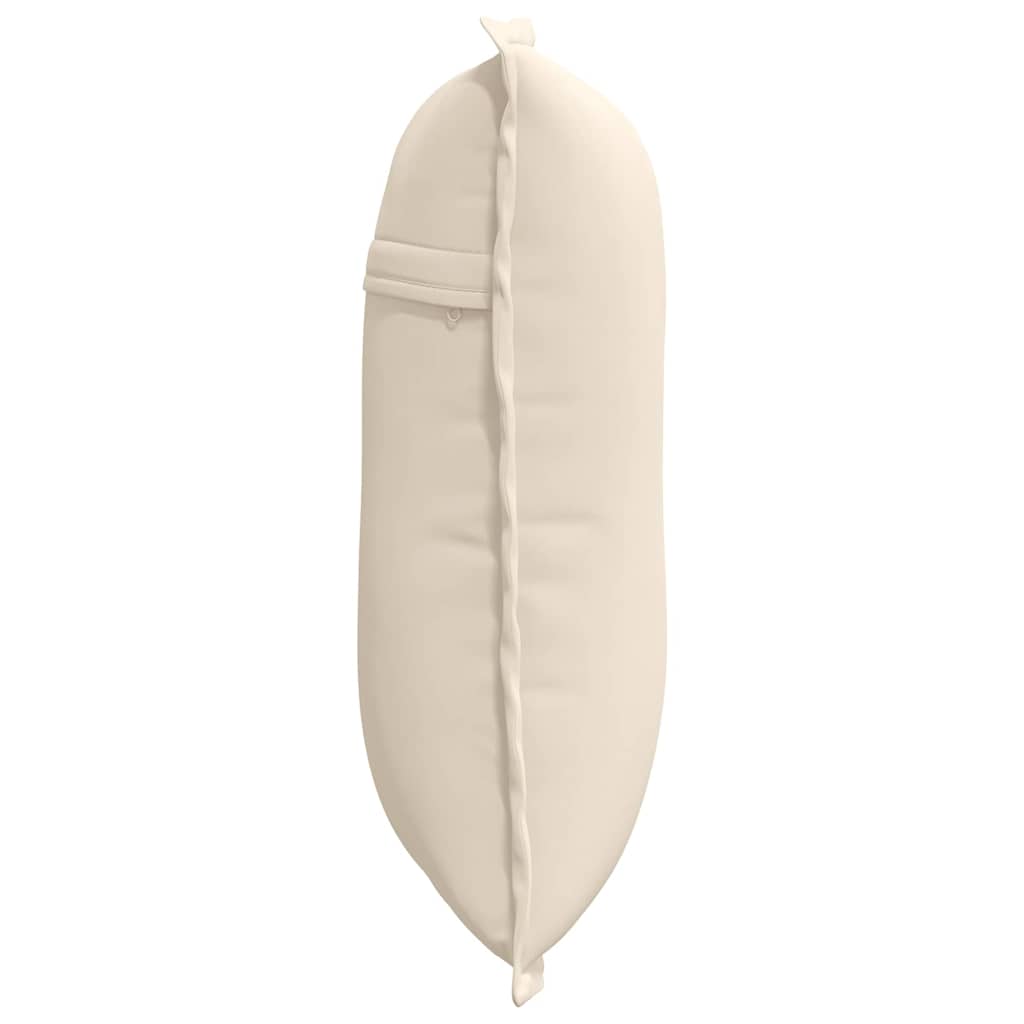 Rygpude Beige 50 x 45 cm Mikrofiberstof