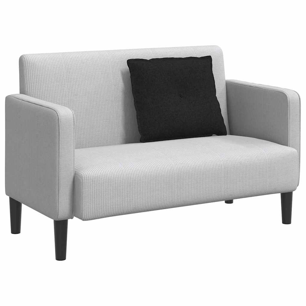 Rygpude Sort 60 x 19 x 50 cm Stof