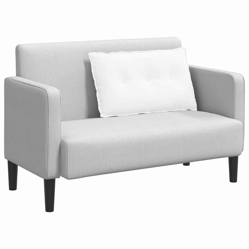 Rygpude Hvid 80 x 19 x 50 cm Stof