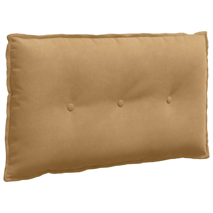 Rygpude Brun 80 x 50 cm Velourstof