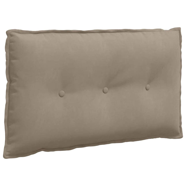 Rygpude Gråbrun 80 x 50 cm Mikrofiberstof