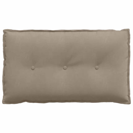 Rygpude Gråbrun 80 x 50 cm Mikrofiberstof