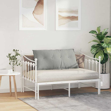Rygpude Lysegrå 100 x 50 cm Mikrofiberstof