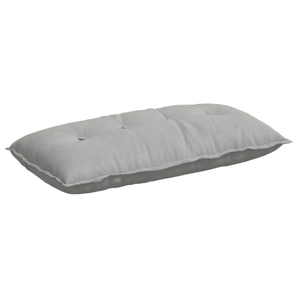 Rygpude Lysegrå 100 x 50 cm Mikrofiberstof