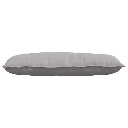 Rygpude Lysegrå 100 x 50 cm Mikrofiberstof