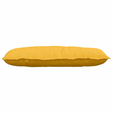 Rygpude Lys Gul 100 x 50 cm Velourstof