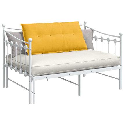 Rygpude Lys Gul 100 x 50 cm Velourstof
