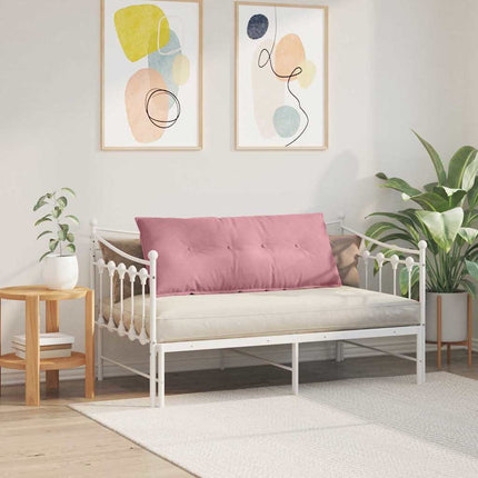 Rygpude Lyserød 120 x 50 cm Velourstof