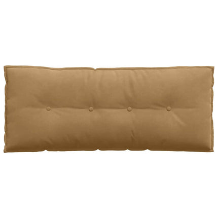 Rygpude Brun 120 x 50 cm Velourstof