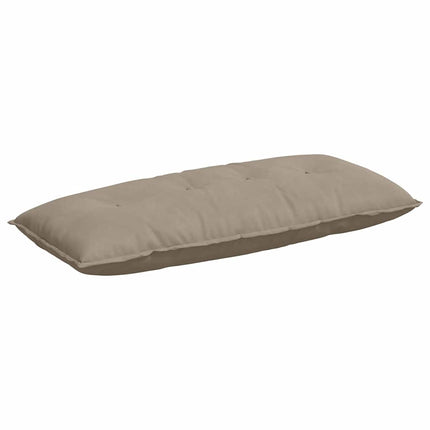 Rygpude Gråbrun 120 x 50 cm Mikrofiberstof