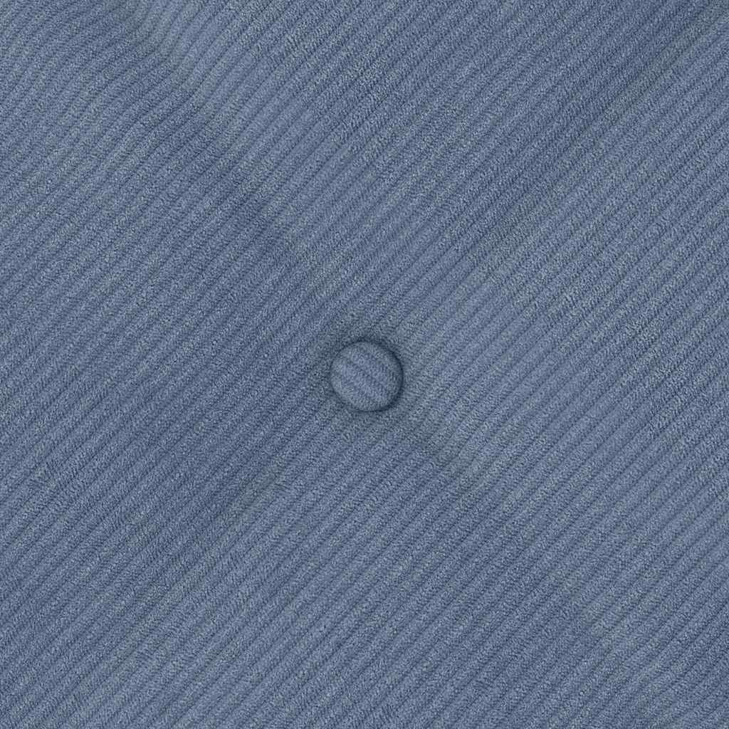 Rygpude Blå 120 x 50 cm Velourstof