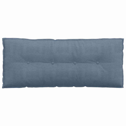 Rygpude Blå 120 x 50 cm Velourstof