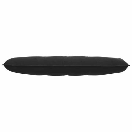 Rygpude Sort 140 x 50 cm Velourstof