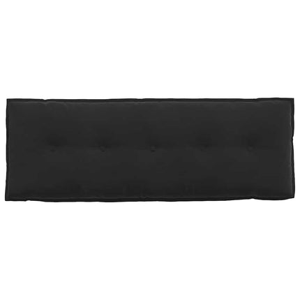 Rygpude Sort 140 x 50 cm Velourstof