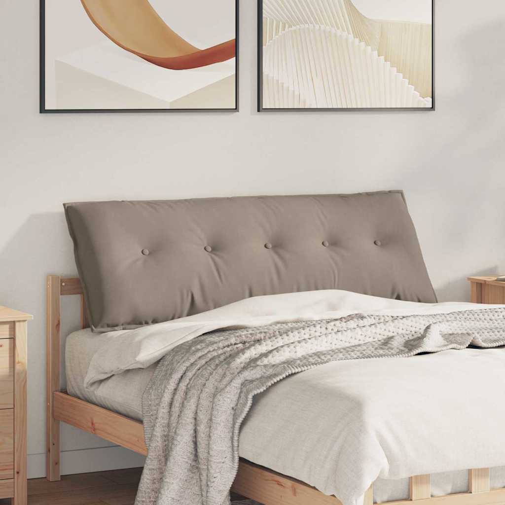 Rygpude Gråbrun 140 x 50 cm Mikrofiberstof