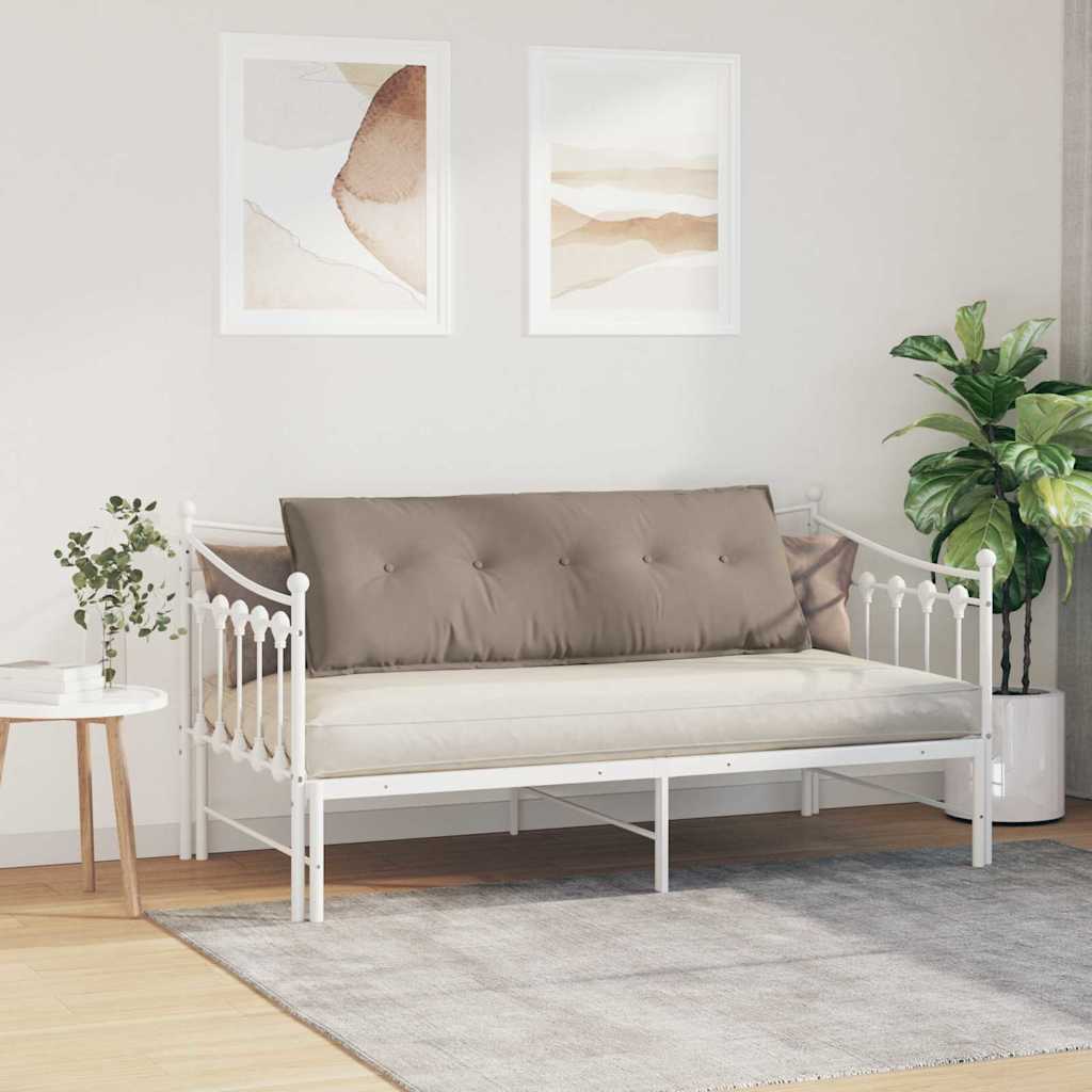 Rygpude Gråbrun 140 x 50 cm Mikrofiberstof