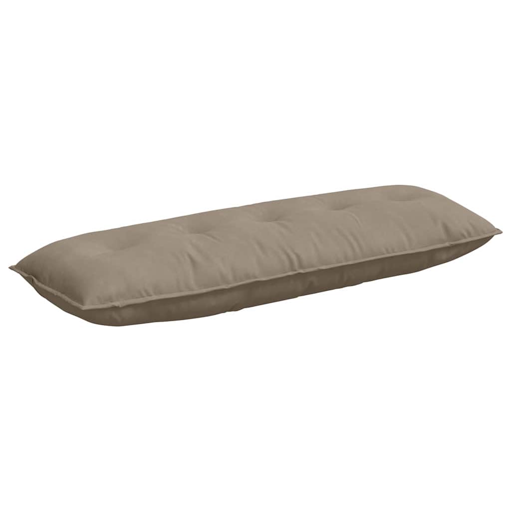 Rygpude Gråbrun 140 x 50 cm Mikrofiberstof