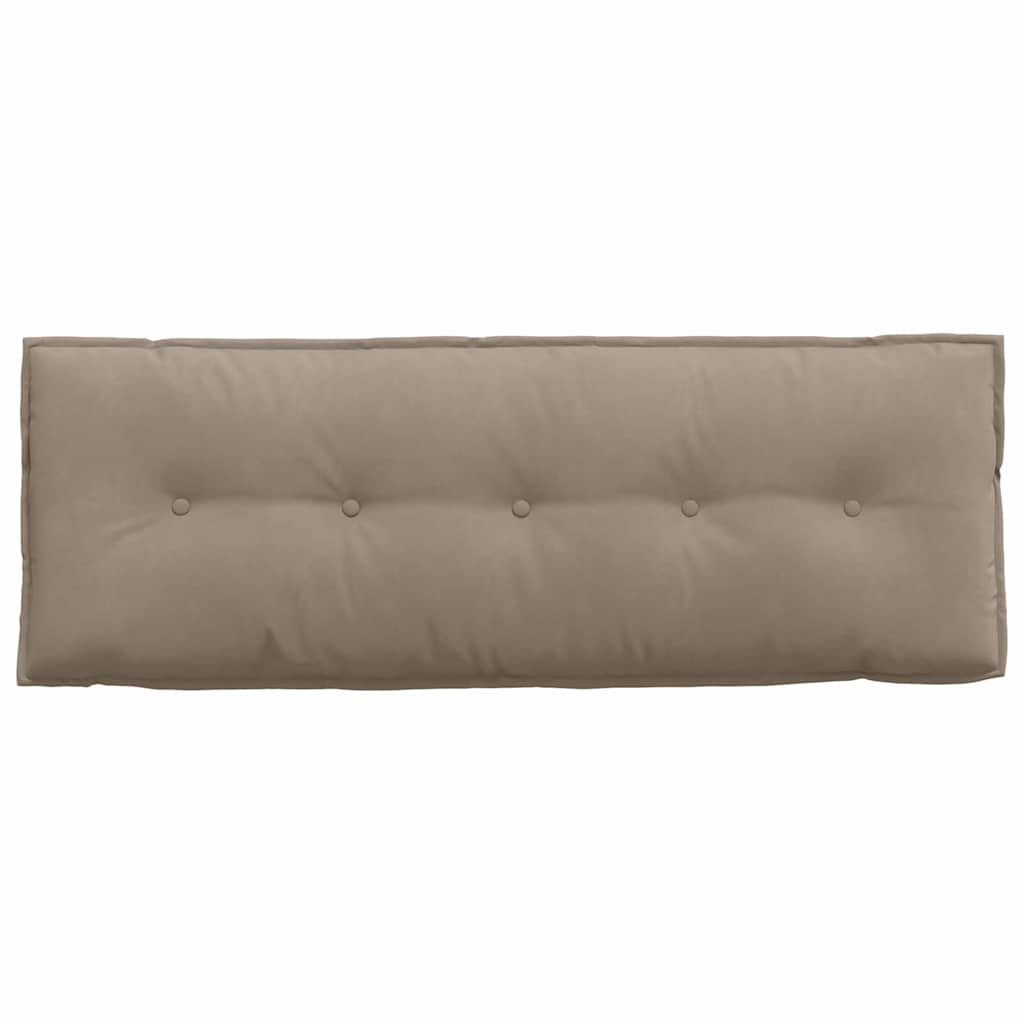 Rygpude Gråbrun 140 x 50 cm Mikrofiberstof