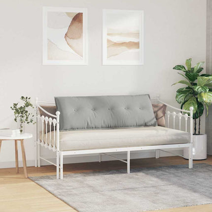 Rygpude Lysegrå 140 x 50 cm Mikrofiberstof
