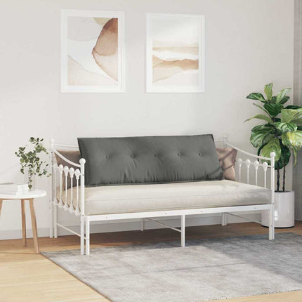 Rygpude Mørkegrå 140 x 50 cm Mikrofiberstof