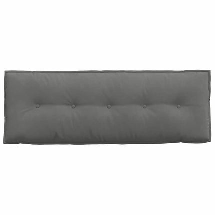 Rygpude Mørkegrå 140 x 50 cm Mikrofiberstof