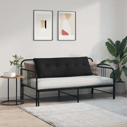 Rygpude Sort 140 x 50 cm Mikrofiberstof