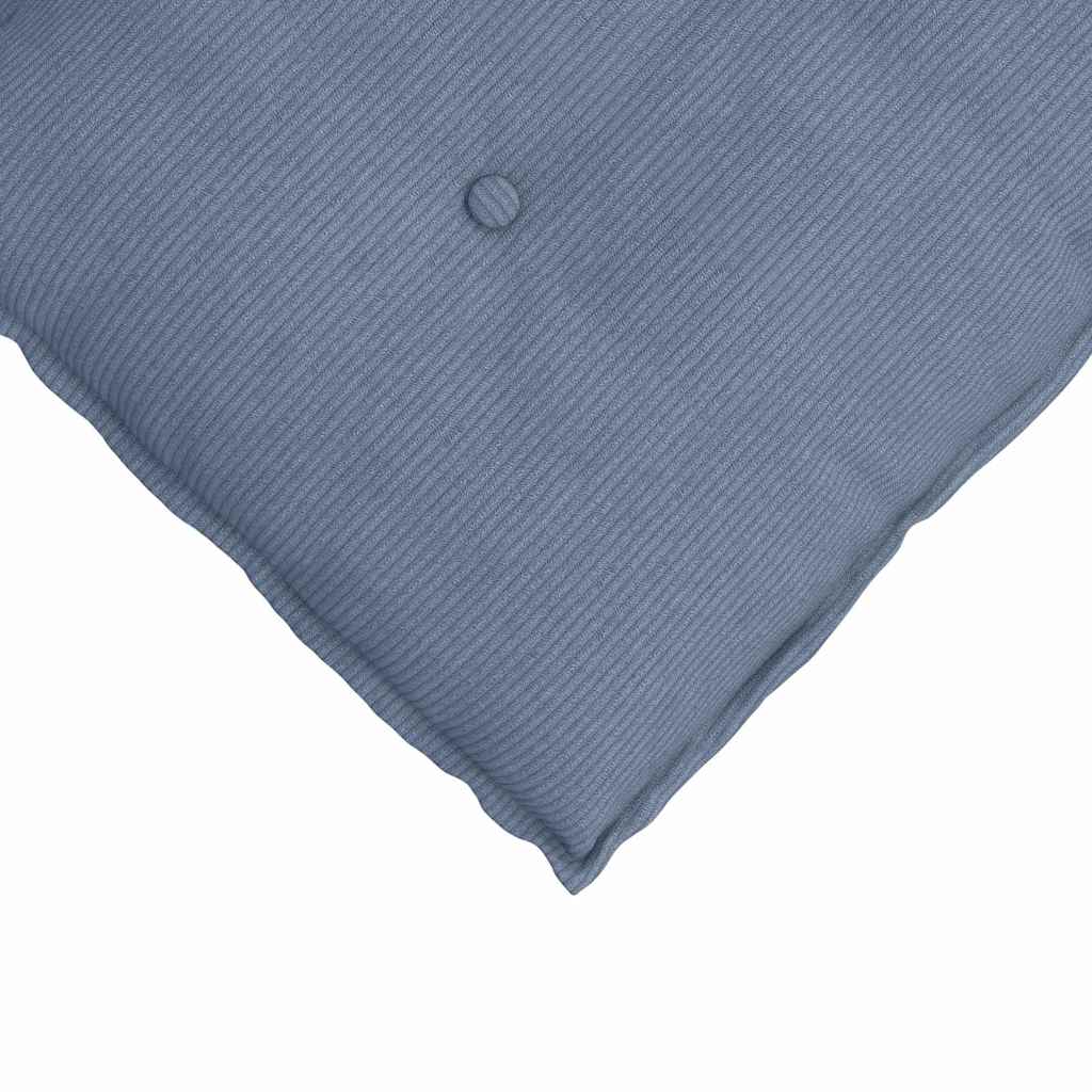 Rygpude Blå 140 x 50 cm Velourstof