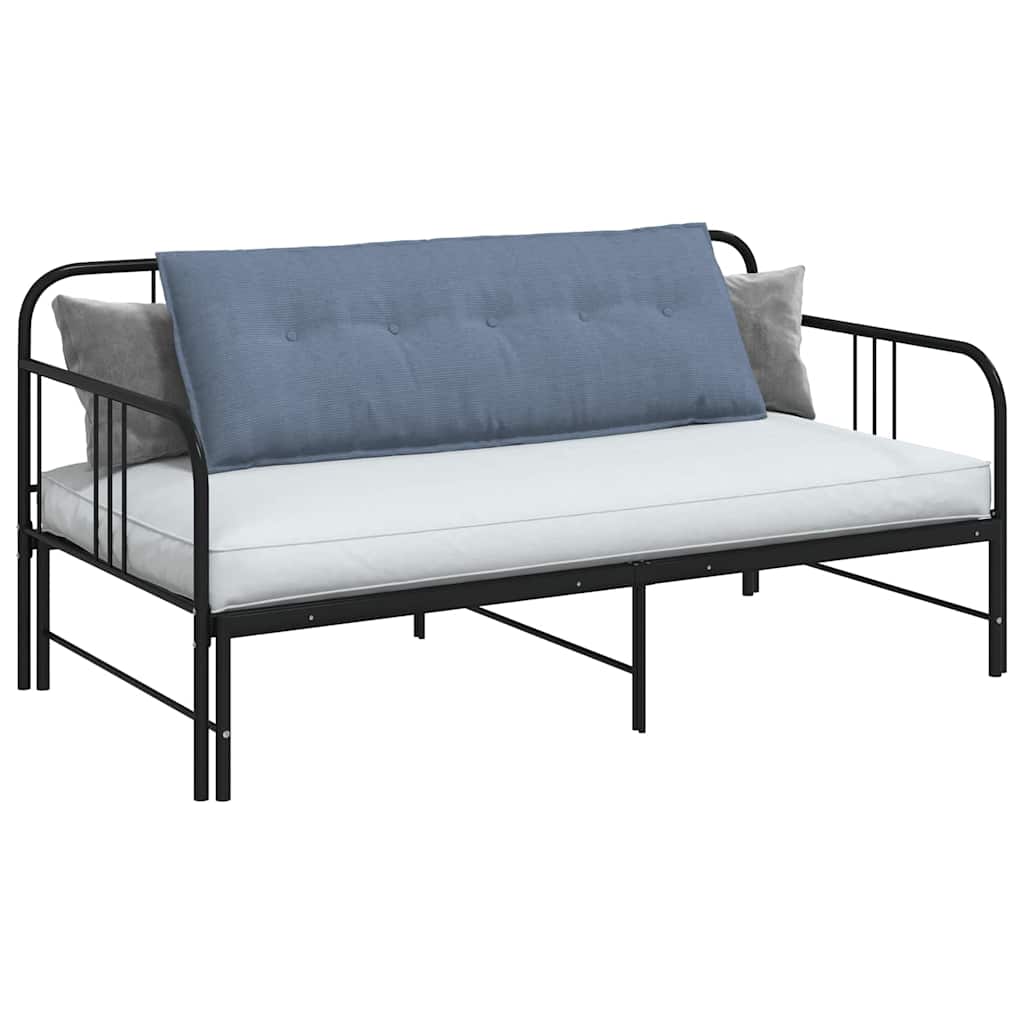 Rygpude Blå 140 x 50 cm Velourstof