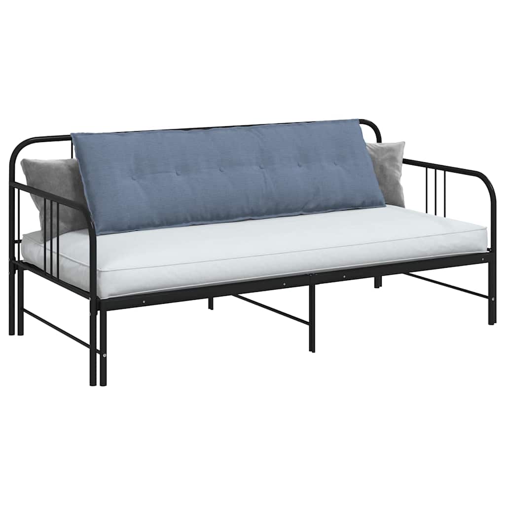 Rygpude Blå 160 x 50 cm Velourstof