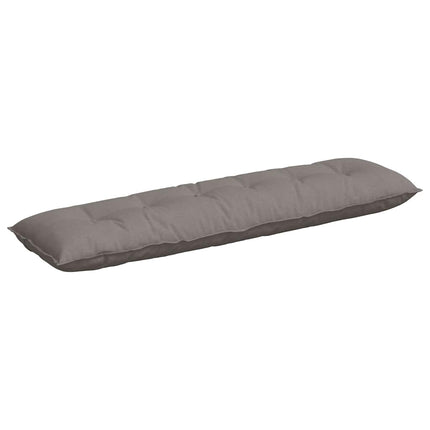 Rygpude Gråbrun 180 x 19 x 50 cm Stof