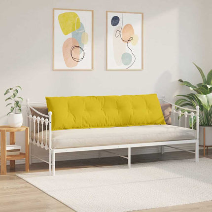 Rygpude Gul 180 x 50 cm Velourstof