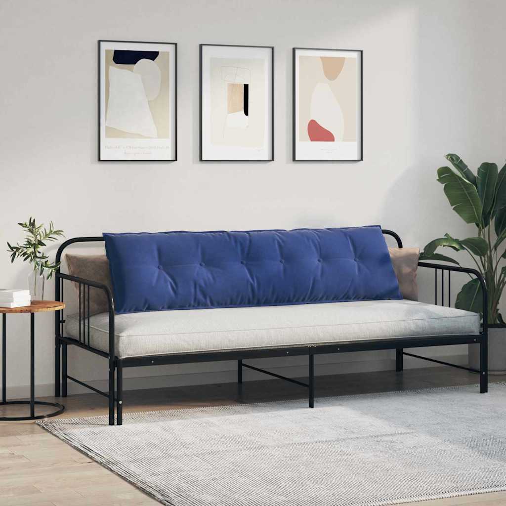 Rygpude Politi blå 180 x 50 cm Velourstof