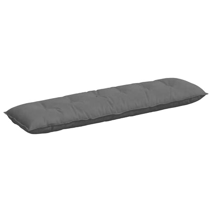 Rygpude Mørkegrå 180 x 50 cm Mikrofiberstof