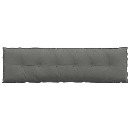 Rygpude Mørkegrå 180 x 50 cm Mikrofiberstof