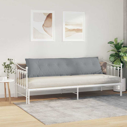 Rygpude Lysegrå 200 x 19 x 50 cm Stof