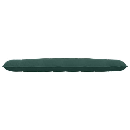 Rygpude Mørkegrøn 200 x 50 cm Velourstof