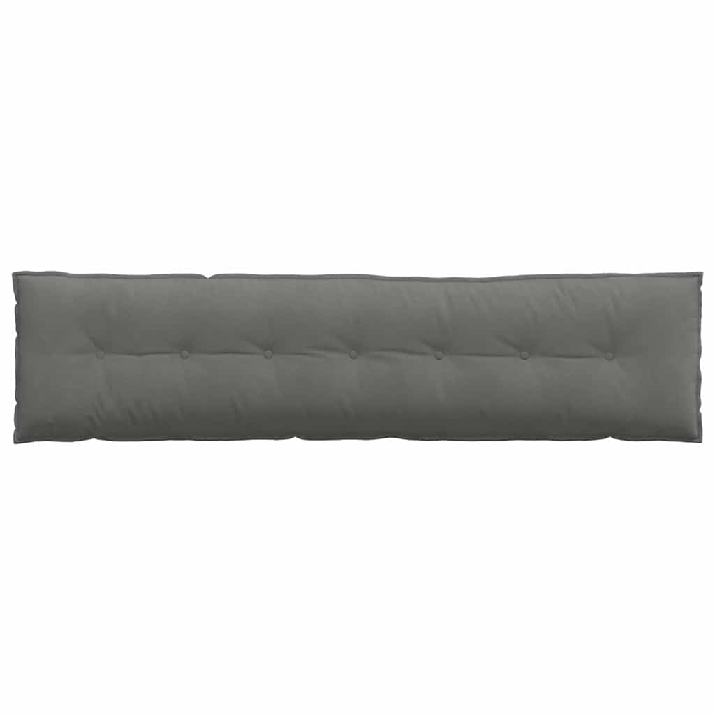 Rygpude Mørkegrå 200 x 50 cm Mikrofiberstof
