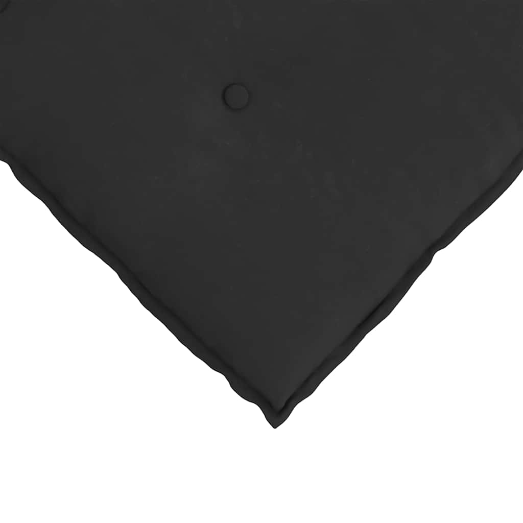 Rygpude Sort 200 x 50 cm Mikrofiberstof