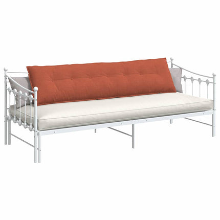 Rygpude Rød orange 200 x 50 cm Velourstof