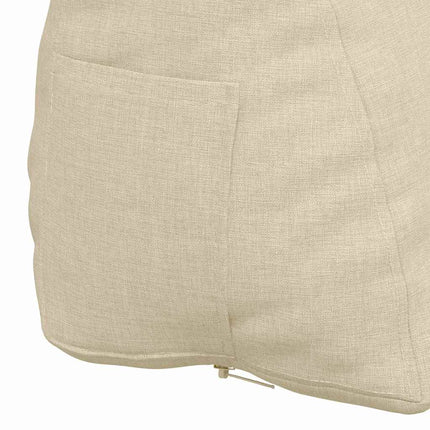 Rygpude Creme 45 x 20 x 35 cm Stof