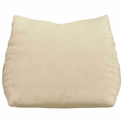 Rygpude Creme 45 x 20 x 35 cm Stof