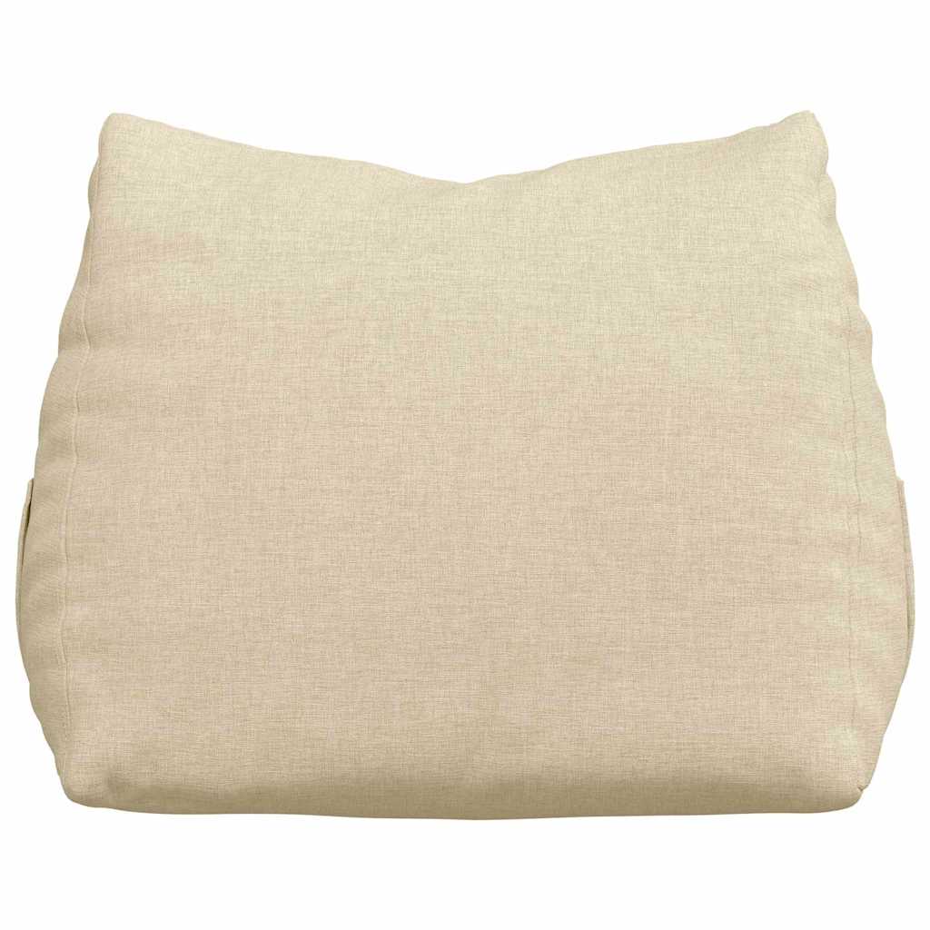 Rygpude Creme 45 x 20 x 35 cm Stof