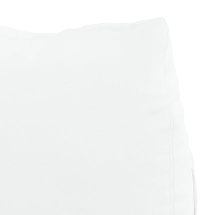 Rygpude Hvid 45 x 20 x 35 cm Stof