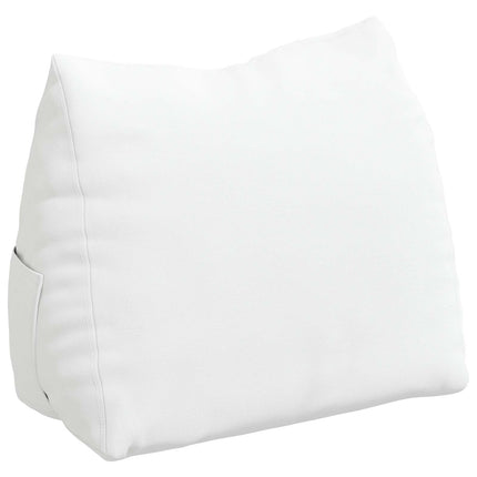 Rygpude Hvid 45 x 20 x 35 cm Stof