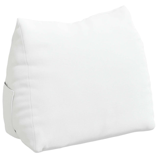Rygpude Hvid 45 x 20 x 35 cm Stof