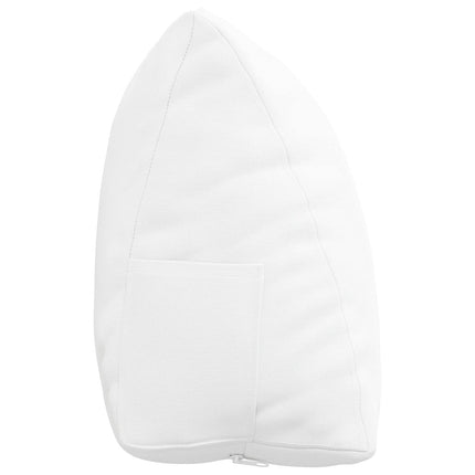 Rygpude Hvid 45 x 20 x 35 cm Stof